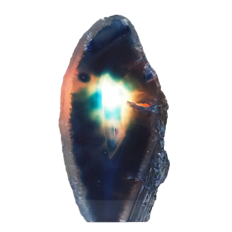 1.48kg Blue Agate Crystal Lamp S1190 4 1.48kg Blue Agate Crystal Lamp S1190 | Himalayan Salt Factory