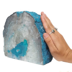 3.68kg Teal Agate Crystal Lamp S1195 | Himalayan Salt Factory