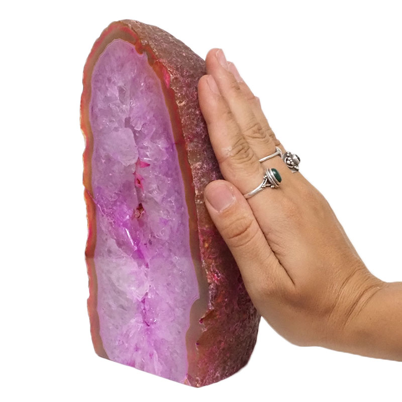 2.47kg Pink Agate Crystal Lamp S1197 5 2.47kg Pink Agate Crystal Lamp S1197 | Himalayan Salt Factory