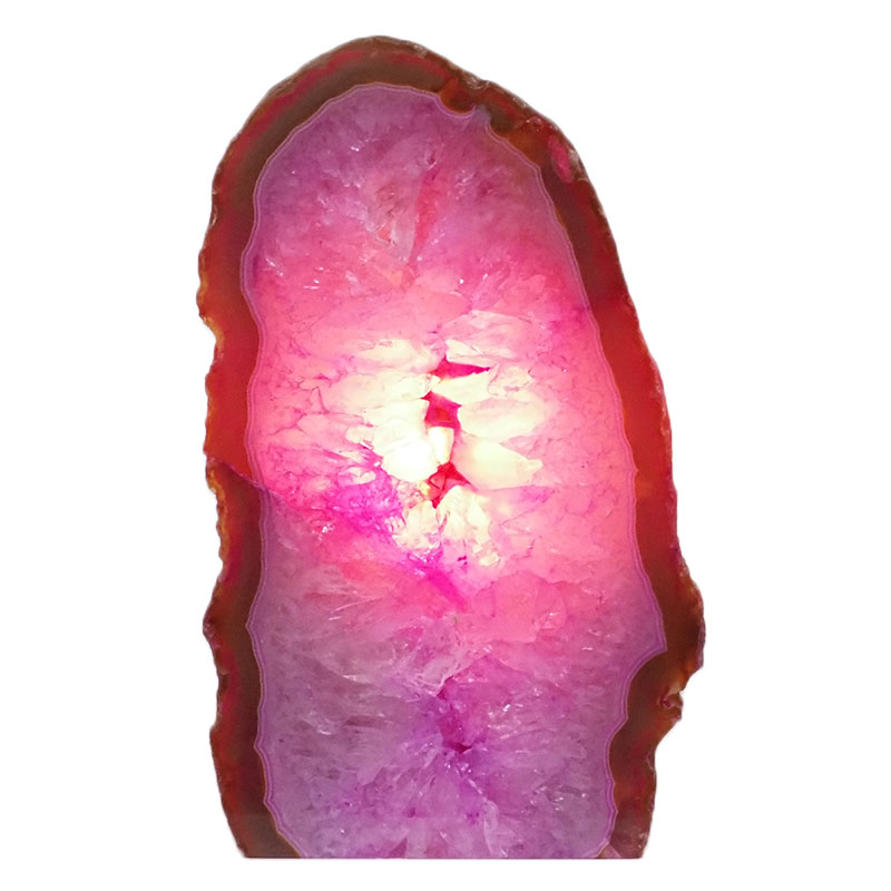 2.47kg Pink Agate Crystal Lamp S1197 4 2.47kg Pink Agate Crystal Lamp S1197 | Himalayan Salt Factory