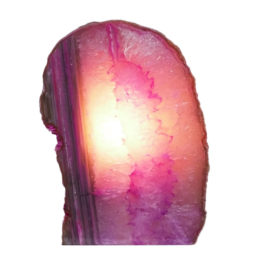 2.28kg Pink Agate Crystal Lamp S1199 | Himalayan Salt Factory