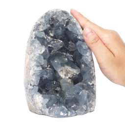 Celestite Druze Geode Specimen DS2323 | Himalayan Salt Factory