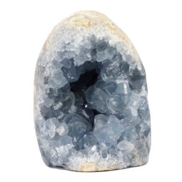 Celestite Druze Geode Specimen DS2335 | Himalayan Salt Factory