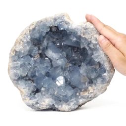 Celestite Druze Geode Specimen DS2338 | Himalayan Salt Factory