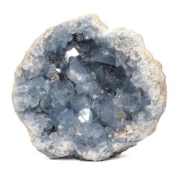 Celestite Druze Geode Specimen DS2338 | Himalayan Salt Factory