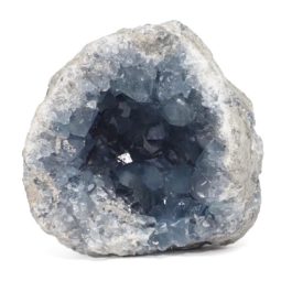 Celestite Druze Geode Specimen DS2340 | Himalayan Salt Factory