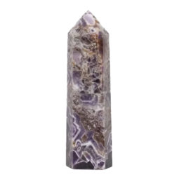 Chevron Amethyst Terminated Point DB549 | Himalayan Salt Factory
