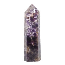 Chevron Amethyst Terminated Point DB549 | Himalayan Salt Factory