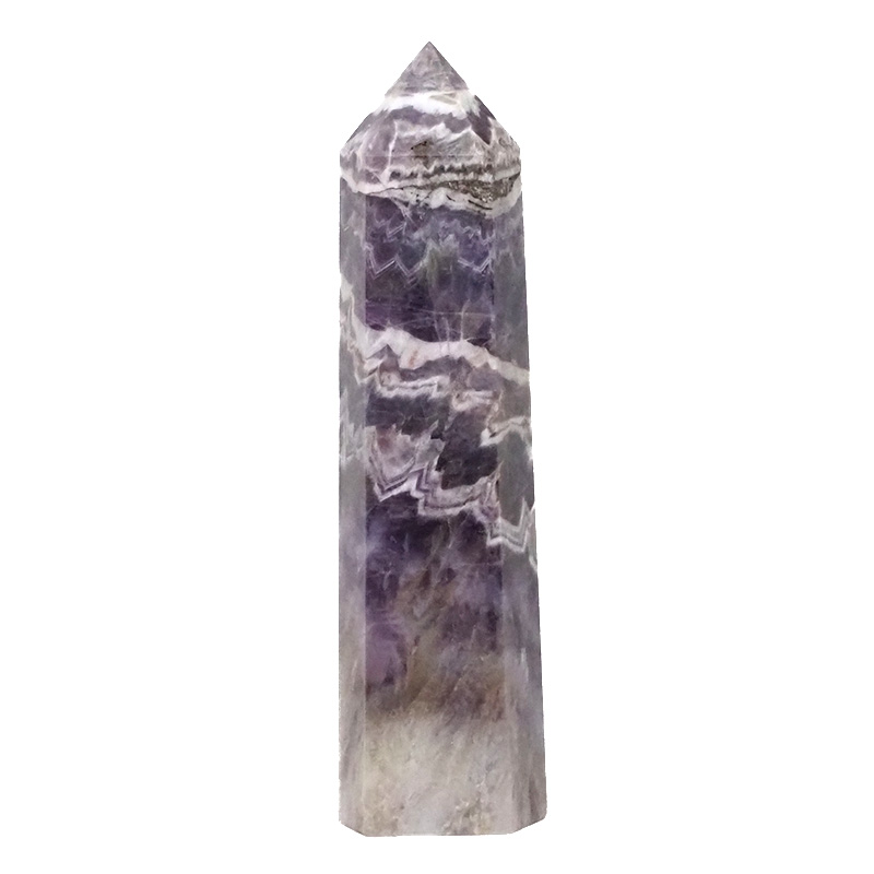0.59kg Chevron Amethyst Terminated Point DB550 5 Chevron Amethyst Terminated Point DB550 | Himalayan Salt Factory
