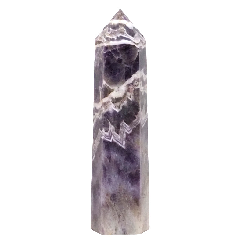 0.59kg Chevron Amethyst Terminated Point DB550 3 Chevron Amethyst Terminated Point DB550 | Himalayan Salt Factory