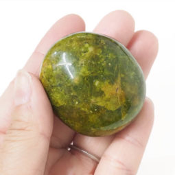 Green Opal Palm Stone - Small | Himalayan Salt Factory