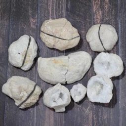 5kg Natural Calcite Geode Druze Pieces Parcel S1205 | Himalayan Salt Factory