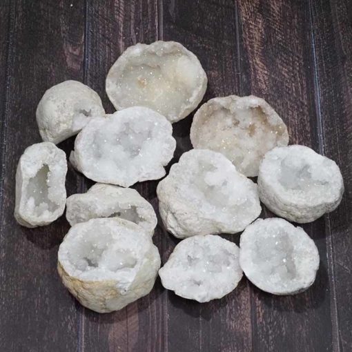 5kg Natural Calcite Geode Druze Pieces Parcel S1206 | Himalayan Salt Factory