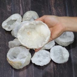 5kg Natural Calcite Geode Druze Pieces Parcel S1206 | Himalayan Salt Factory