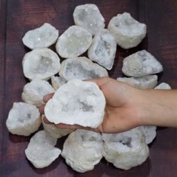 5kg Natural Calcite Geode Druze Pieces Parcel S1209 | Himalayan Salt Factory