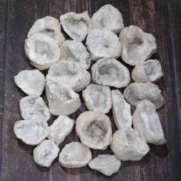 5kg Natural Calcite Geode Druze Pieces Parcel S1211 | Himalayan Salt Factory