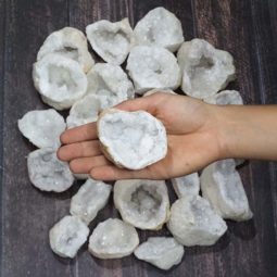 5kg Natural Calcite Geode Druze Pieces Parcel S1211 | Himalayan Salt Factory