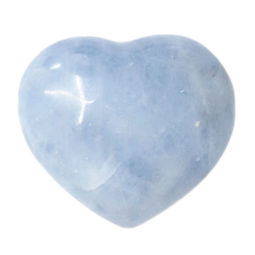 Blue Calcite Heart Stone DS2369 | Himalayan Salt Factory