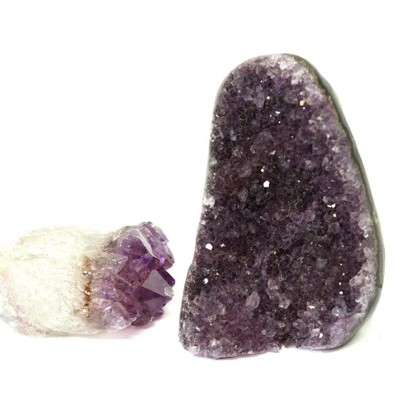 0.75kg Amethyst Crystal Geode Specimen Set 2 Pieces CF240 3 0.75kg Amethyst Crystal Geode Specimen Set 2 Pieces CF240 | Himalayan Salt Factory
