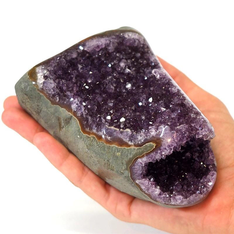 0.90kg Amethyst Polished Crystal Geode Specimen CF368 6 0.90kg Amethyst Polished Crystal Geode Specimen CF368 | Himalayan Salt Factory