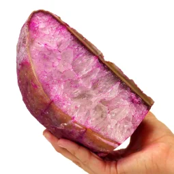 2.25kg Pink Agate Crystal Lamp CF547 | Himalayan Salt Factory