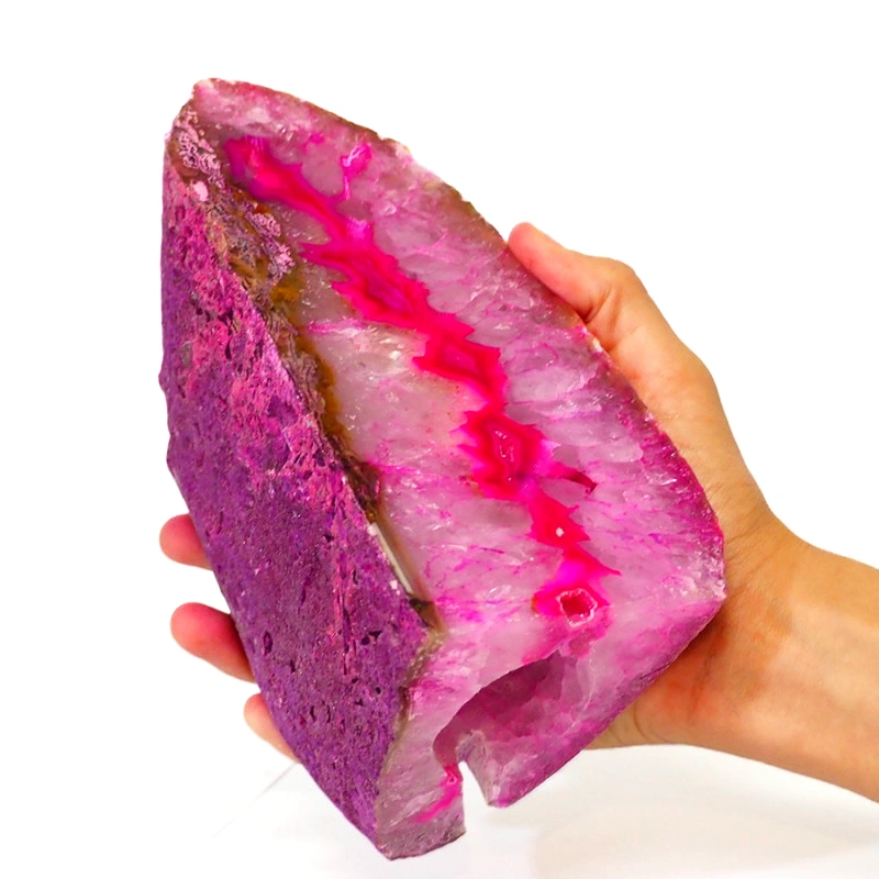 1.70kg Pink Agate Crystal Lamp CF548 6 1.70kg Pink Agate Crystal Lamp CF548 | Himalayan Salt Factory