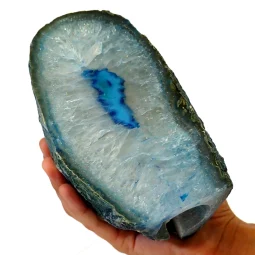 1.75kg Blue Agate Crystal Lamp CF557 9 1.75kg Blue Agate Crystal Lamp CF557 | Himalayan Salt Factory