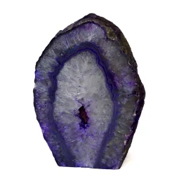 2.05kg Purple Agate Crystal Lamp CF604 | Himalayan Salt Factory