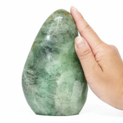 Green Fluorite Polished Self Stand DS2358 | Himalayan Salt Factory