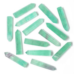 Green Fluorite Terminated Point 11cm | Himalayan Salt Factory