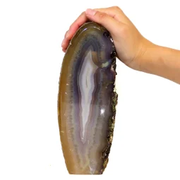 2.20kg Agate Crystal Lamp J382 | Himalayan Salt Factory