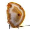 0.55kg Natural Agate Slice Lamp J46 1 0.55kg Natural Agate Slice Lamp J46 | Himalayan Salt Factory