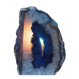 2.64kg Blue Agate Crystal Lamp L338 6 2.64kg Blue Agate Crystal Lamp L338 | Himalayan Salt Factory