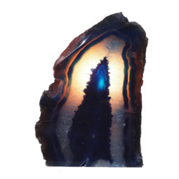 1.56kg Blue Agate Crystal Lamp L339 6 1.56kg Blue Agate Crystal Lamp L339 | Himalayan Salt Factory