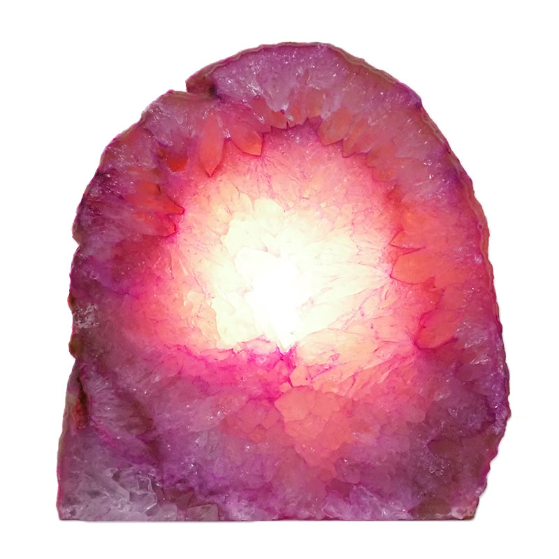 2.75kg Pink Agate Crystal Lamp L345 4 2.75kg Pink Agate Crystal Lamp L345 | Himalayan Salt Factory