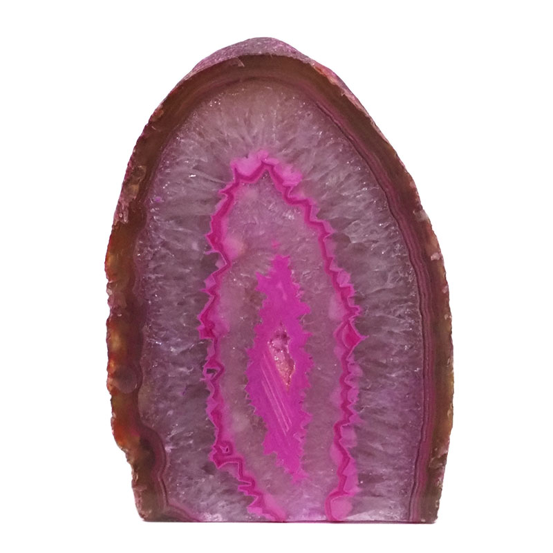 1.71kg Pink Agate Crystal Lamp L348 3 1.71kg Pink Agate Crystal Lamp L348 | Himalayan Salt Factory
