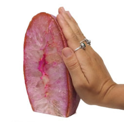 1.88kg Pink Agate Crystal Lamp L349 7 1.88kg Pink Agate Crystal Lamp L349 | Himalayan Salt Factory