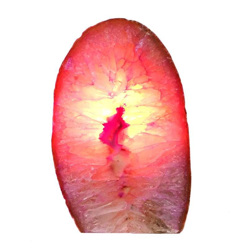 1.88kg Pink Agate Crystal Lamp L349 4 1.88kg Pink Agate Crystal Lamp L349 | Himalayan Salt Factory