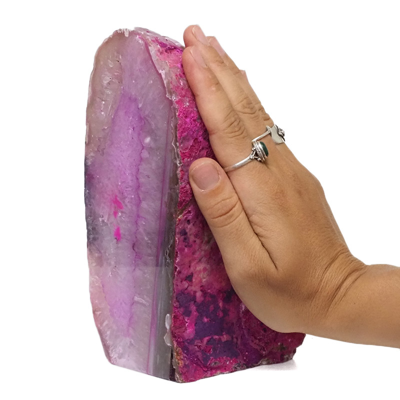 2.13kg Pink Agate Crystal Lamp L350 5 2.13kg Pink Agate Crystal Lamp L350 | Himalayan Salt Factory
