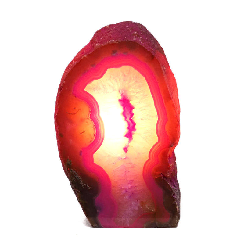1.82kg Pink Agate Crystal Lamp L351 4 1.82kg Pink Agate Crystal Lamp L351 | Himalayan Salt Factory