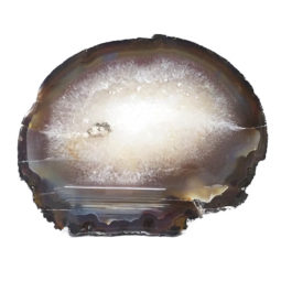 Natural Agate Polished Slab Plate DB464 | Himalayan Salt Factory