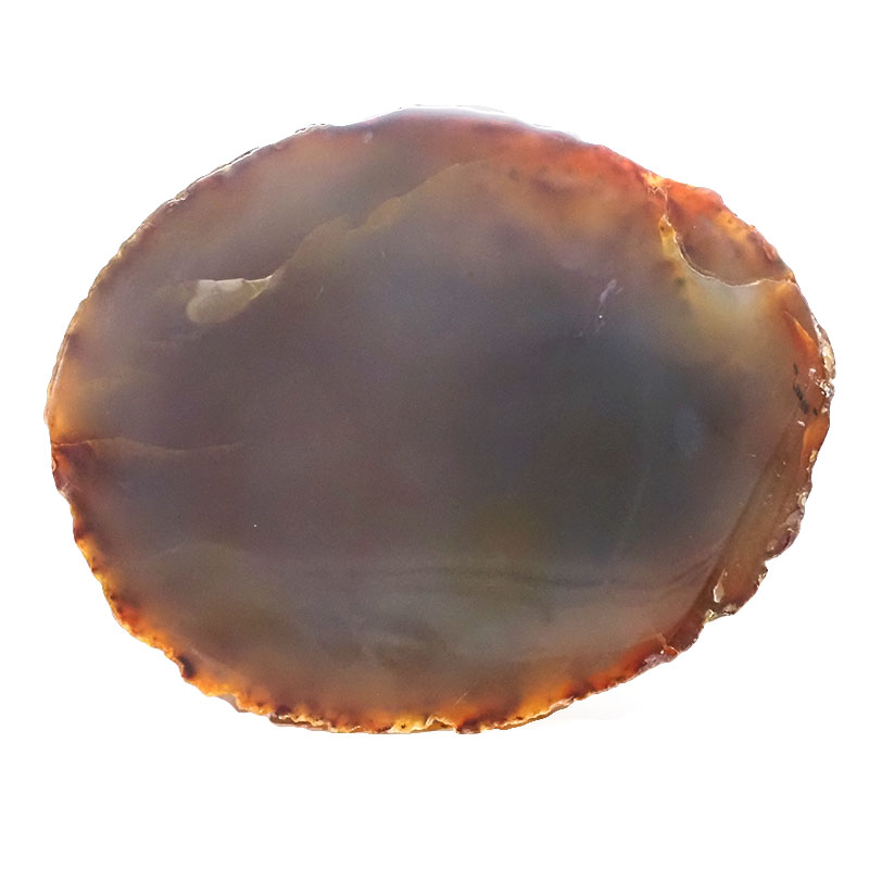 3.19kg Natural Agate Polished Slab Plate DB472 3 Natural Agate Polished Slab Plate DB472 | Himalayan Salt Factory