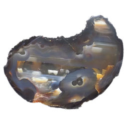 Natural Agate Polished Slab Plate DB482 | Himalayan Salt Factory