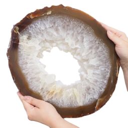 Natural Agate Polished Slab Ring DB484 | Himalayan Salt Factory