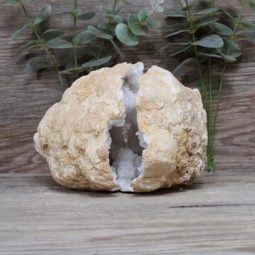 Natural Calcite Geode Pair J2042 | Himalayan Salt Factory