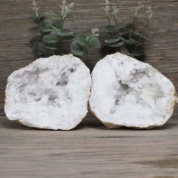 Natural Calcite Geode Pair J2046 | Himalayan Salt Factory