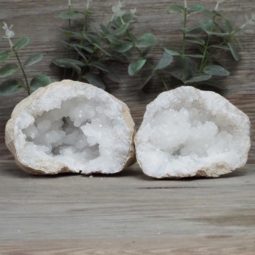 Natural Calcite Geode Pair S1224 | Himalayan Salt Factory