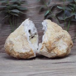 Natural Calcite Geode Pair S1226 | Himalayan Salt Factory
