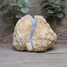 Natural Calcite Geode Pair S1233 | Himalayan Salt Factory