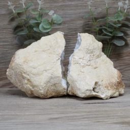 Natural Calcite Geode Pair S1236 | Himalayan Salt Factory